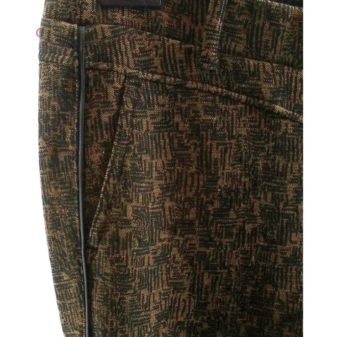 Dreamstar Broek Lukus fancy jaqcuard Camel Zwart